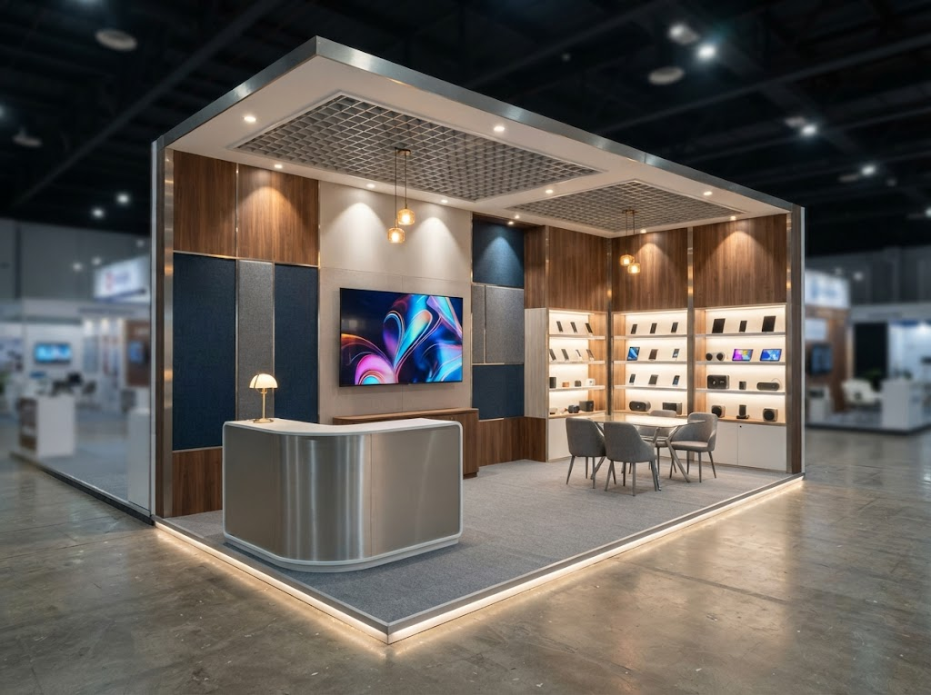 Modern Exhibition Stall Fabrication